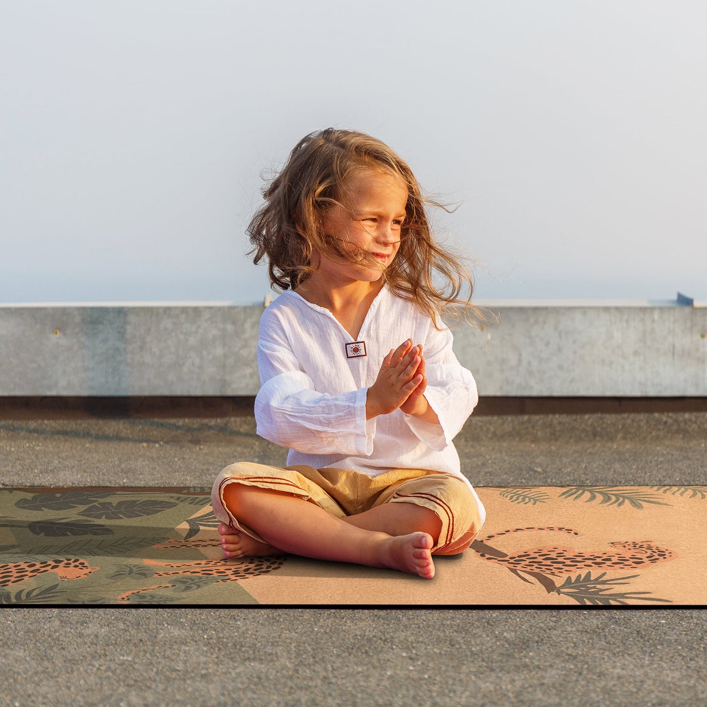 <transcy>Jungle kurk yogamat voor kinderen</transcy>